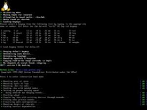 gentoo 300x224 Gentoo, Knoppix and Linux Console Screenshots